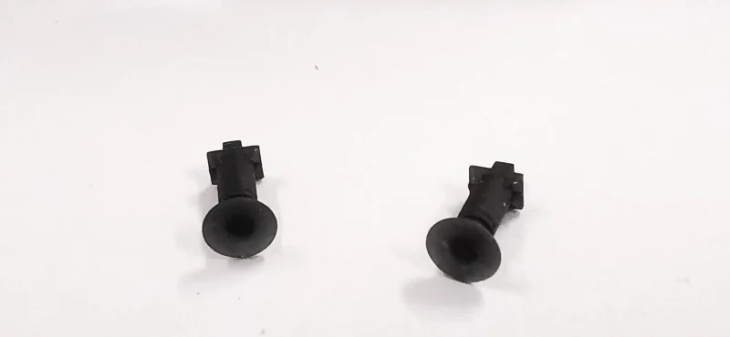 Romana Modelli 90015 – Respingenti Carrozze FS piatto tondo - H0