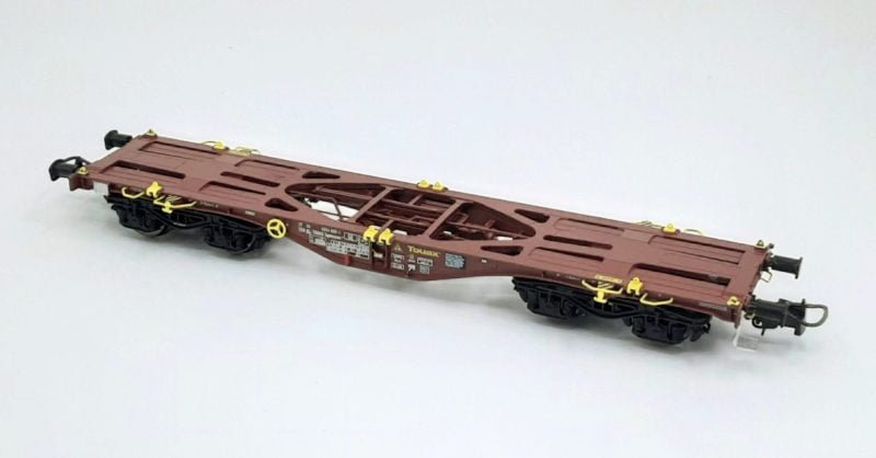 PT 100201 - Carro intermodale Tipo Sgmmnss da 40' TOUAX 37 84 459 4 015-8 - H0