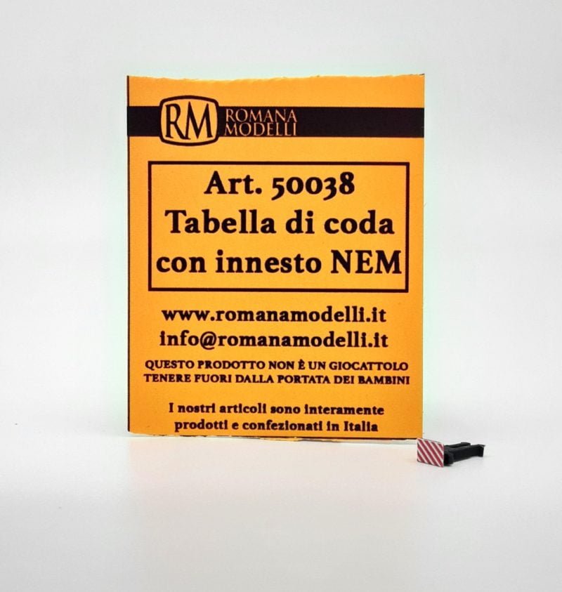 Romana Modelli 50038 – Tabella di coda con innesto NEM - H0