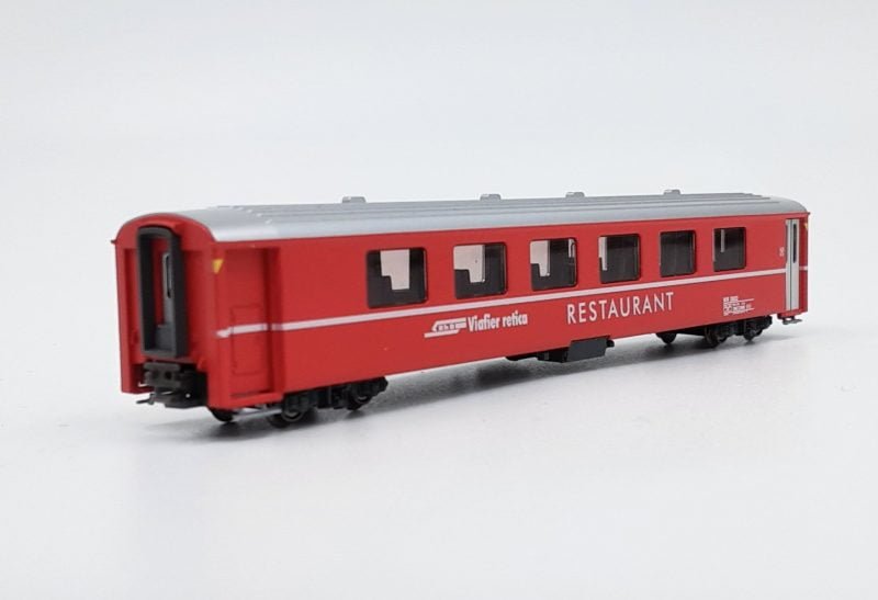 PI.R.A.T.A. PI9200 - Carrozza ristorante RhB, tipo EW II WR3822 - scala N