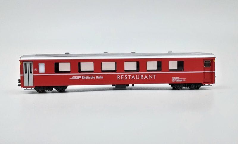 PI.R.A.T.A. PI9200 - Carrozza ristorante RhB, tipo EW II WR3822 - scala N