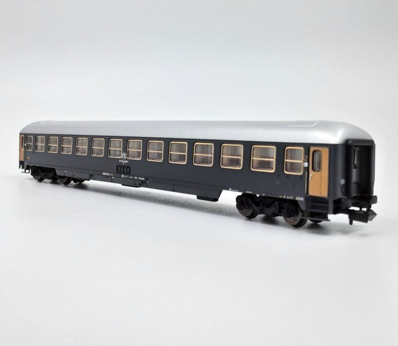 Bemo H0m - o.a. 3261 - Model train passenger carriage (2) - 2x 4-axle Bemo H0m - o.a. 3261 - Model train passenger carriage (2) - 2x 4-axle