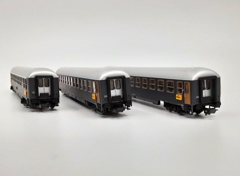 ACME 16513 - Set tre carrozze ''Rapido Milano -Venezia'', Rapido 934/935, FS - scala N
