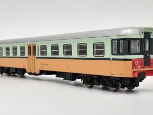 ViTrains 1719A - Automotrice Aln 668 1449, livrea verde Lichene e giallo coloniale, FS - DCC SOUND - H0
