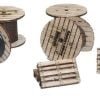 IGRA 121017 - Set 4 pallet e 2 bobine - H0