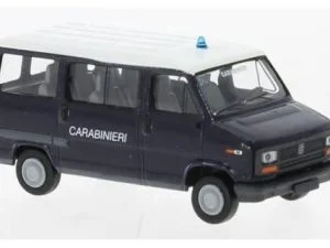 Brekina 34927 - Fiat Ducato Bus, Carabinieri con tetto bianco e lampeggiante - H0