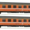 Roco 74033 - Set due carrozze 1' cl. Eurofima per il treno rapido EC "Mont Cenis", FS - H0