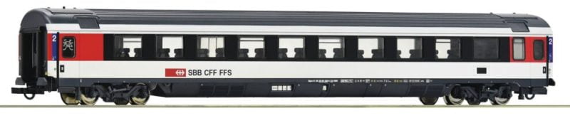 Roco 74282 - Carrozza viaggiatori Eurocity, 2' cl., tipo Bpm, SBB - H0