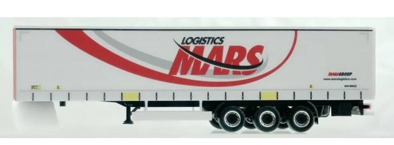 Herpa PI.R.A.T.A. PIHR953559 - MARS Logistics Semirimorchio telonato - H0