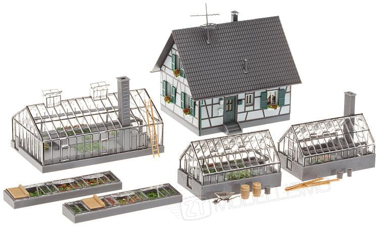 Faller 130253 - Centro di giardinaggio con serre - H0