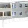 Faller 130802 - Casa prefabbricata a 2 piani - H0