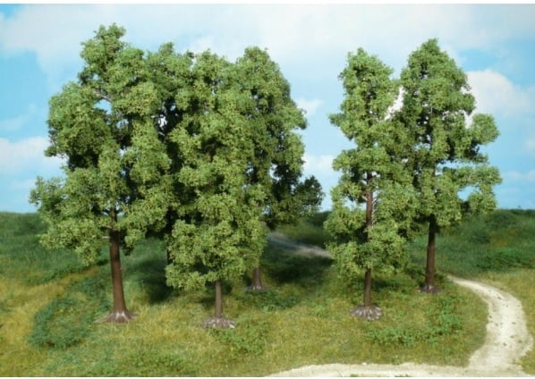 HEKI 1761 - Confezione di sei alberi assortiti, altezza cm. 18 - H0