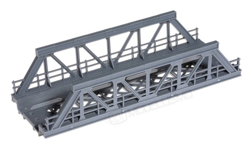 Noch 21330 - Ponte metallico rettilineo a via inferiore per binario singolo 18cm - H0
