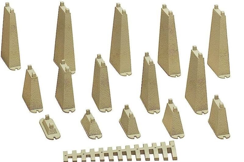 Faller 222547 - Piloni per ponte ad altezza progressiva, 15 pz. - Scala N