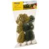 Noch 26402 - Alberi a foglie caduche, 10 pezzi, altezza 6,5 - 11 cm - H0 - TT