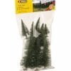 Noch 26415- Pini misti, 10 pezzi, altezza 6 -15 cm - H0 - TT