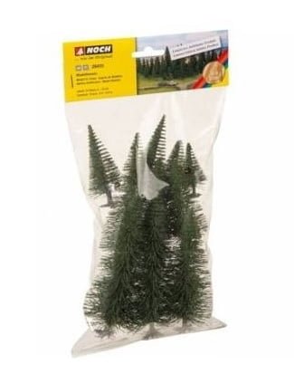 Noch 26415- Pini misti, 10 pezzi, altezza 6 -15 cm - H0 - TT