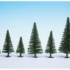 Noch 26821 - Pini, 50 pezzi, altezza 5-14 cm - HO - TT