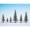 Noch 26828 - Abeti innevati, 25 pezzi, alti 5-14 cm - HO - TT