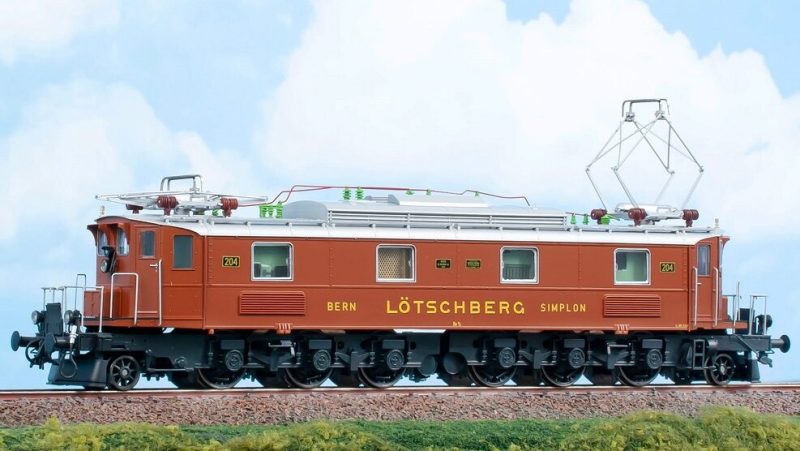 ACME 60531 - Locomotiva elettrica Be6/8 204 BLS, stato di origine con avancorpi e boccole circolari grandi, senza sabbiere esterne - H0