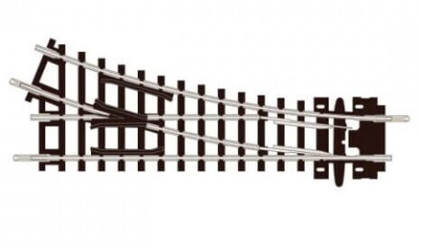 Peco ST-5 - Scambio manuale destro 22.5° (R 228 mm) - Scala N