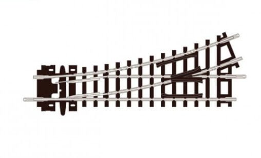 Peco ST-6 - Scambio manuale sinistro 22.5° (R 228 mm) - Scala N