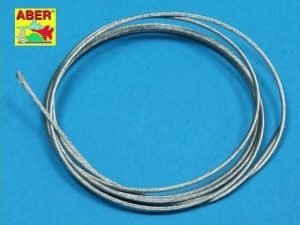 Aber TCS 12 - Cavi di traino in acciaio inossidabile, 1,2mm, 1 m - H0