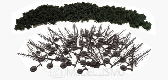 Woodland scenics TR1113 - Kit per 24 pini realistici, altezza 6.35-15.2 cm