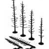 Woodland scenics TR1124 - Scheletri di alberi, 70 pini, altezza 6.35-10.1 cm
