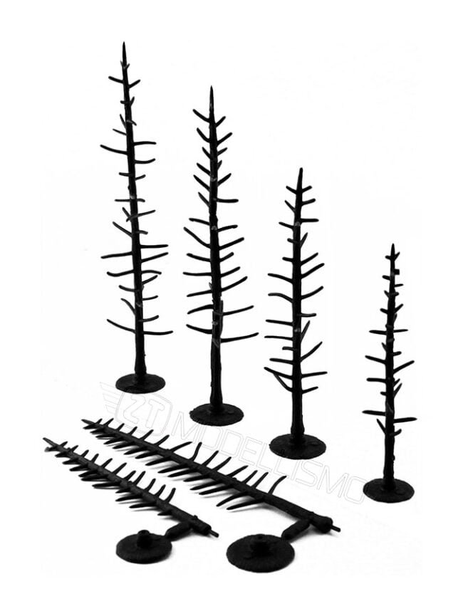 Woodland scenics TR1125 - Scheletri di alberi, 44 pini, altezza 10.1-15.2 cm