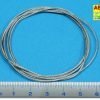 Aber TCS 09 - Cavi di traino in acciaio inossidabile, 0,9mm, 1 m - H0