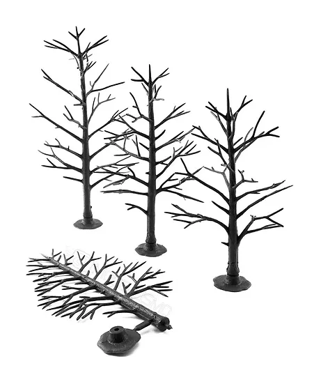 Woodland scenics TR1123 - Scheletri di alberi, 12 latifoglie, altezza 12.7-17.7 cm