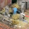 HEKI 1808 - Ciuffi d'erba autunnale, 50 pezzi, altezza 10 mm - H0/0