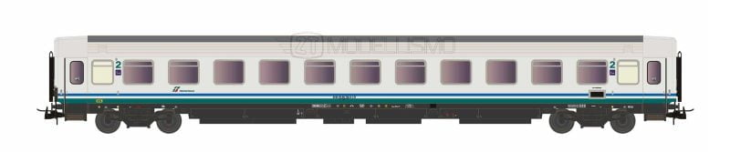 Rivarossi HR4286 - Set 2 carrozze passeggeri UIC-Z1 ristrutturate, livrea XMPR, FS - H0
