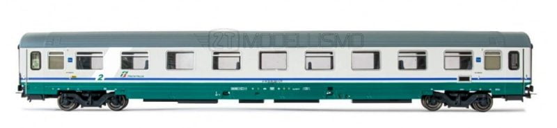 Rivarossi HR4286 - Set 2 carrozze passeggeri UIC-Z1 ristrutturate, livrea XMPR, FS - H0