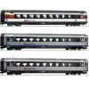 Roco 74022 - Set tre carrozze tipo EC di 1°cl tipo Apm e due di 2°cl tipo Bpm, SBB per EuroCity 7 - H0