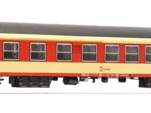 Jägerndorfer 90002 - Carrozza a scompartimenti di 1° e 2°cl. UIC-X, ÖBB, livrea Jaffa - H0