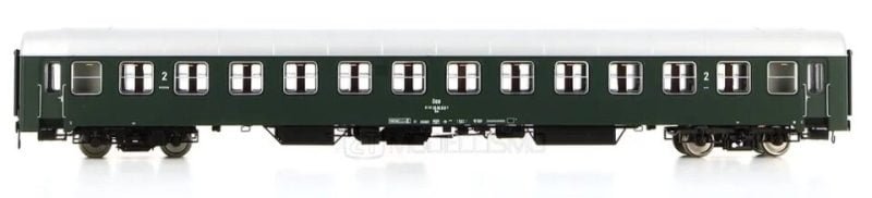 Jägerndorfer 90030 - Carrozza passeggeri di 2°cl, ÖBB, livrea verde - H0
