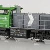 Mehano PI-MH90569 - Locomotiva Cargo Italia Am 842 014-3, livrea grigio/verde, logo vossloh, SBB - H0