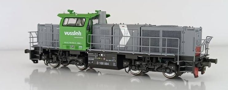 Mehano PI-MH90569 - Locomotiva Cargo Italia Am 842 014-3, livrea grigio/verde, logo vossloh, SBB - H0