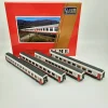 ACME 55284 - Set di 4 carrozze in livrea Frecciabianca TRENITALIA, 1 di 1°cl., 1 multiservizi e 2 di 2°cl. - H0