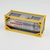 PI12346 - TankContainer da 20" EUROTAINER, grigio con scritta rossa, struttura gialla - H0