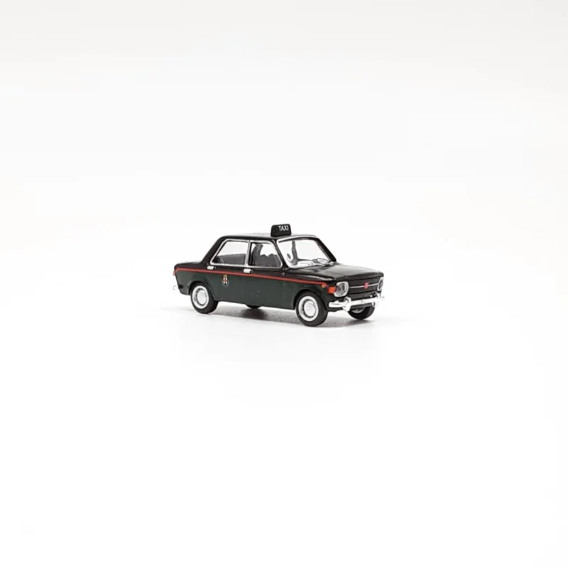 BREKINA 22535 - FIAT 128 TAXI Milano, colore verde scuro e nero - Ep. IV/V - H0