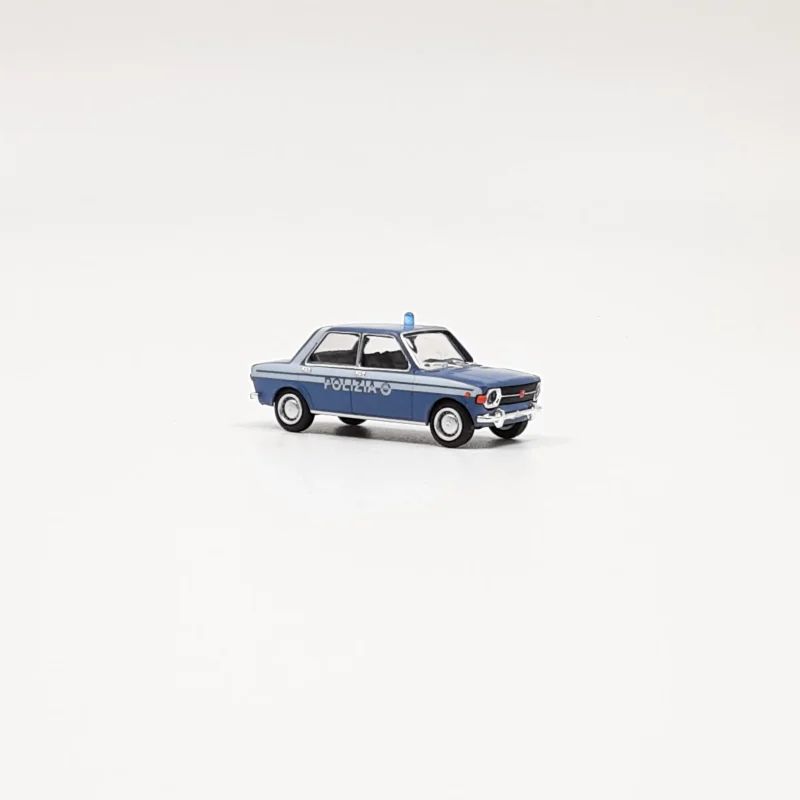 BREKINA 22533 - FIAT 128 POLIZIA, colore Azzurro Le Mans con bande bianche - Ep. IV/V - H0