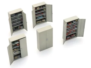 ARTITEC 387.506 - set di 5 armadietti da officina - H0
