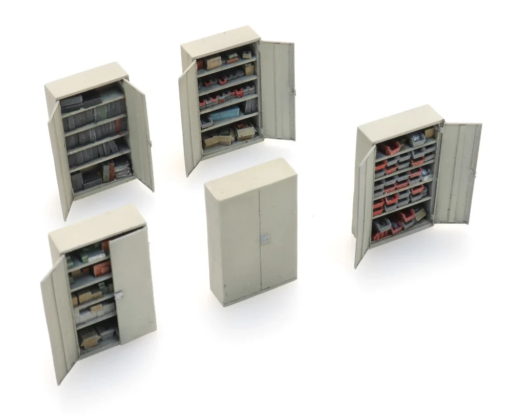 ARTITEC 387.506 - set di 5 armadietti da officina - H0
