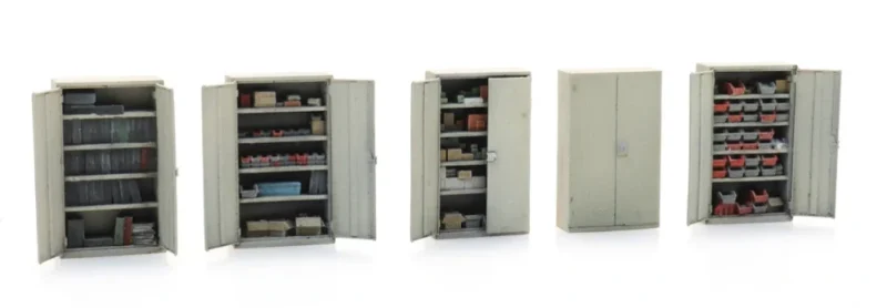 ARTITEC 387.506 - set di 5 armadietti da officina - H0