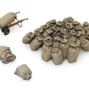 ARTITEC 387.450 - set sacchi di juta con carrettino - H0