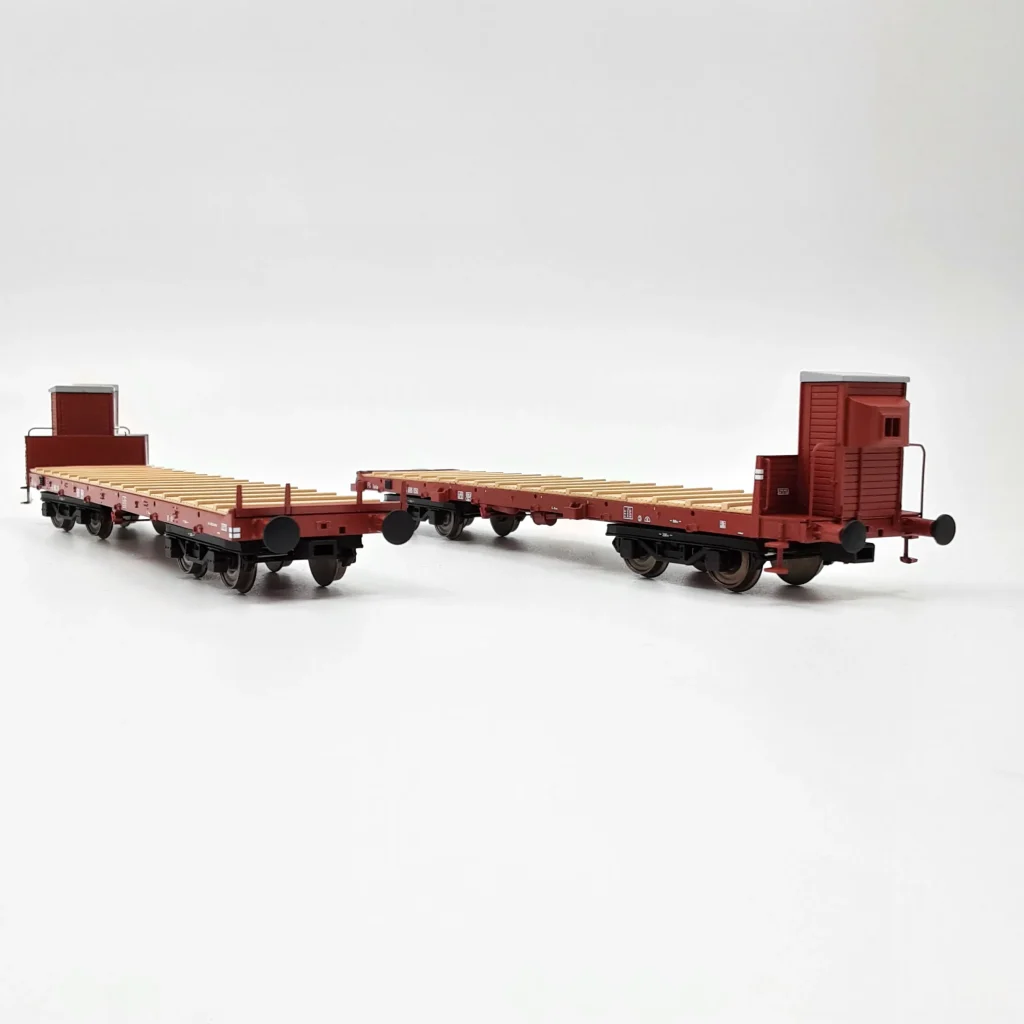 Modellismo Ferroviario - 513 - Set 2 Muretti Per Parapetti E Ponti, Verniciati Come In Foto. Scala H0 1 87