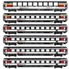 LS97031 - Set EC 8/9 Hamburg-Zurich composto da 6 carrozze tipo Apm e Bpm SBB - Epoca VI - H0